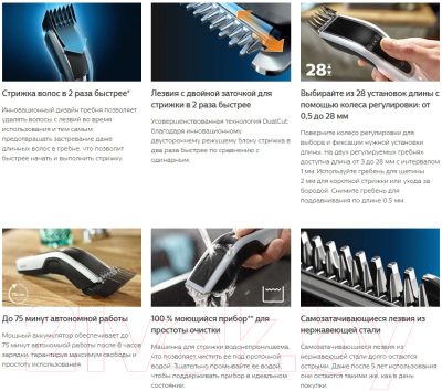 Машинка для стрижки волос Philips HC5610/15