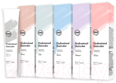 Крем-краска для волос Kaaral 360 Professional Haircolor 7.9 (100мл)