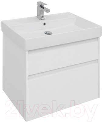 Тумба под умывальник Aquanet Nova Lite 75 / 242272 (с 2 ящиками)