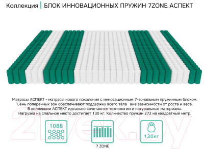 Матрас EOS Аспект 30 130x198 (премиум Care)