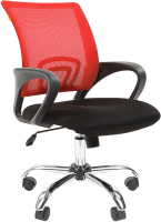 Кресло офисное Chairman 696 хром (TW красный) - 