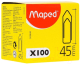 Скрепки Maped 45мм / 322420 (100шт, серебристый) - 