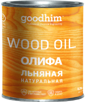 Олифа GoodHim Льняная натуральная / 71079 (750мл) - 