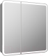 Шкаф с зеркалом для ванной Континент Elliott Led 80x80 (с датчиком движения) - 