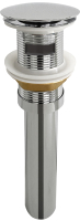 Донный клапан Ceramica Nova CN2000CHx (хром, с переливом) - 