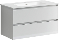 Тумба под умывальник Sancos Cento / CN90W (белый глянец) - 