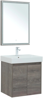 Тумба с умывальником Aquanet Nova Lite 60 / 302524 (дуб рошелье)