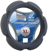 Оплетка на руль AVS SP-426XL-B / A07066S (XL, черный) - 