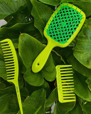 Расческа Janeke Superbrush 86SP226LIM (лайм/зеленый)