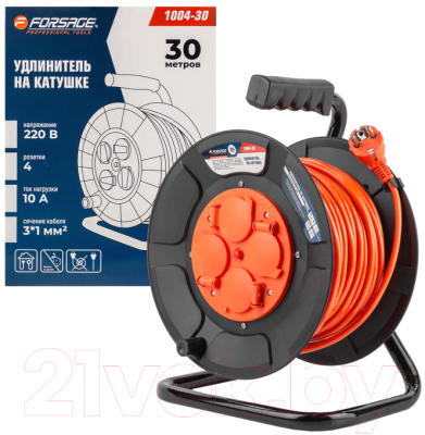 Удлинитель на катушке Forsage F-1004-30 (30м)