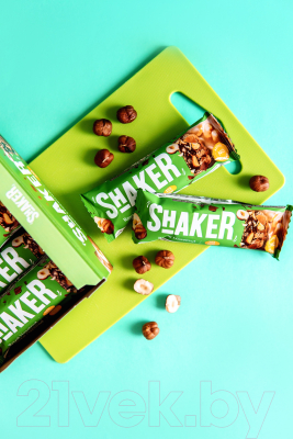 Набор протеиновых батончиков FitnesShock Shaker Фундук (12x35г)