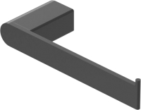 Держатель для туалетной бумаги Cezares STYLUS-PH-NOP (черный матовый) - 