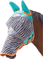 Маска антимоскитная для лошади Shires Tempest Zebra / 6655/ZEBRA/FULL - 