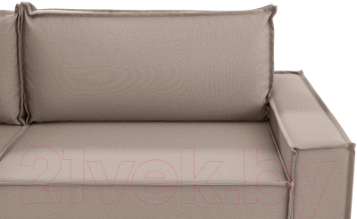 Диван угловой Mio Tesoro Дюссельдорф 293 1.5ек-1.5ек-1.5пф (1176 Savanna Plus Mocca)