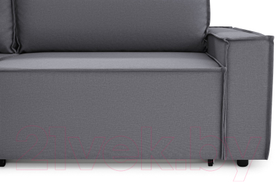 Диван угловой Mio Tesoro Дюссельдорф 293 1.5ек-1.5пф (1173 Savanna Plus Grafit)