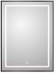 Зеркало BelBagno SPC-KRAFT-600-800-LED-TCH-WARM-NERO - 