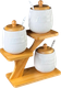 Набор емкостей для хранения Lenardi Bamboo 140-060 (3шт) - 