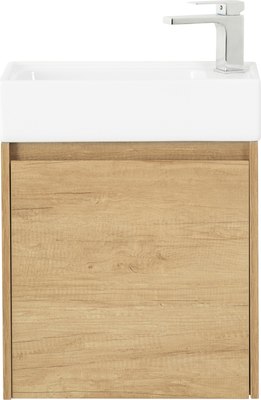 Тумба с умывальником BelBagno Kraft MINI-500/260-1A-SO-RNN-L + 7045-KL - 
