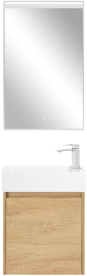 Тумба с умывальником BelBagno Kraft MINI-500/260-1A-SO-RNN-R + 7045-KL