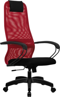 Кресло офисное Metta SU-BK130-8 PL (красный/черный) - 