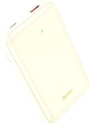 Портативное зарядное устройство Hoco Q21 10000mAh PD20W+QC3.0 (молочный) - 