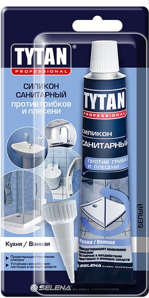 Герметик силиконовый Tytan Professional Санитарный (85мл, прозрачный)