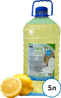 Растворитель Barro Соляная кислота 14%  (5л) - 