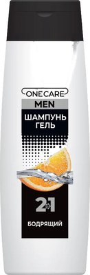 Шампунь-гель для душа One Care Бодрящий для мужчин (400мл) - 