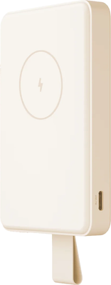 Портативное зарядное устройство Xiaomi Magnetic Power Bank 6000mAh / BHR9074GL (бежевый) - 