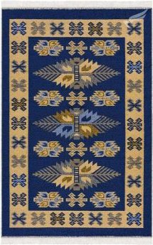 Коврик Shahintex Etno Icarpet 120x180 001 / 455412 (сапфир) - 